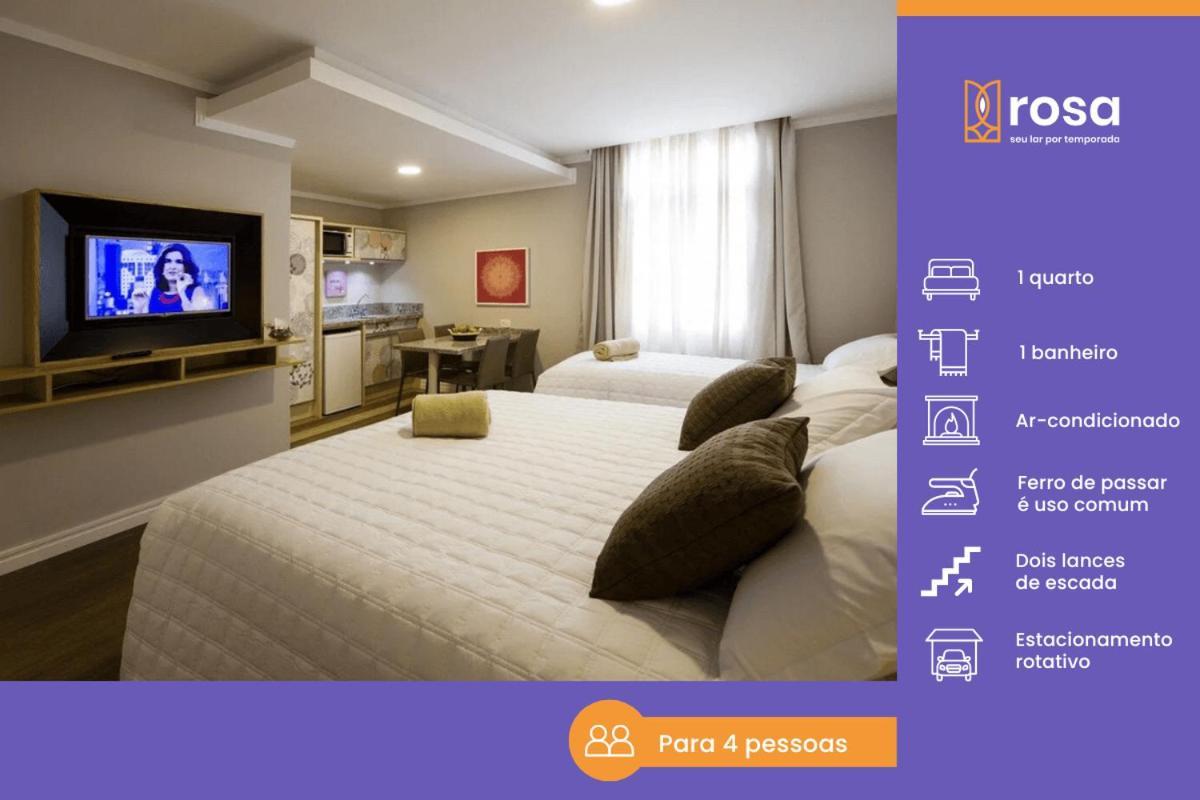Rosa Flats Charm Gramado Apartment Екстериор снимка